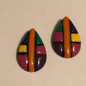 Cool 80s Vintage Earrings. ❤️